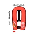 thumbnail image 3 of Nnndbs Automatic Inflatable Life Jacket for Adults, Self Inflating PFD Life Vest with CO2 Cartridge, Lightweight Compact for Kayak Fishing Boating, 3 of 4