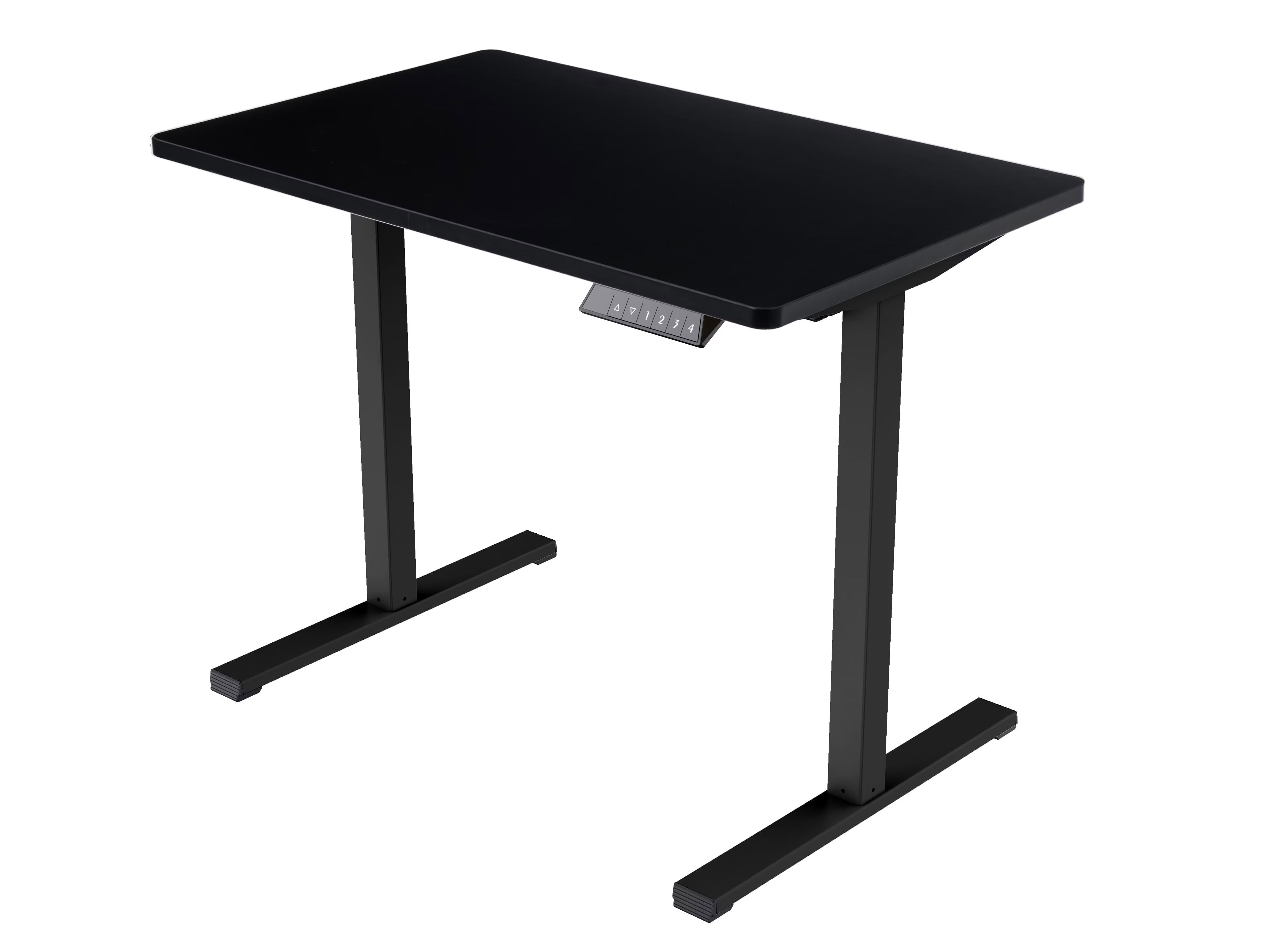 MAYEERTY Electric Standing Desk for Kids and Home Office, Adjustable Height Desk with Whole Piece Desktop, for Study Room and Playroom