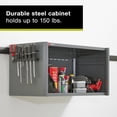 thumbnail image 3 of FastTrack Single Open Garage Storage Cabinet Grey Heavy Duty Steel Lockable Stackable Tool Organizer for Home Workshop, 3 of 9