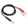 thumbnail image 1 of Cable Macho De 6 35 Mm A Doble Macho De 6 35 Mm Cable Divisor En Y Para Micrófono Funda De Goma Flexible Caja Fuerte Duradera De 5 9 Pies Para Micrófono Para Reproductor De DVD ANGGREK Otros, 1 of 8