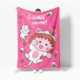 thumbnail image 1 of 3D Printing, Cartoon Soft Double Flannel Blanket, Super Soft Blanket, Suitable For Living Room, Sofa, 1 of 3