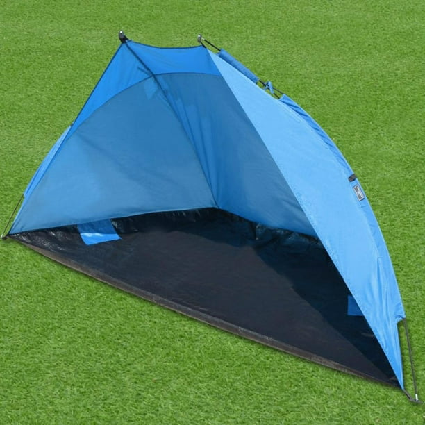 Dynwaveca Portable Beach Tent Sun Shade Half Open Ultralight Garden Camping Fishing Wear Resistance Blue 22020x120cm Blue