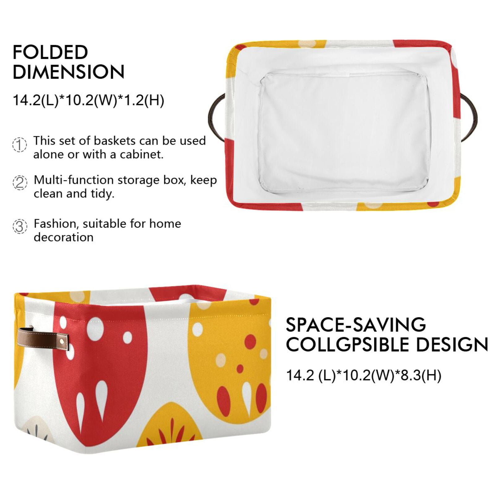 Easter Eggs Bohomia Storage Bins Baskets With Handles Storage Box Clothes Organizer Organization Toys