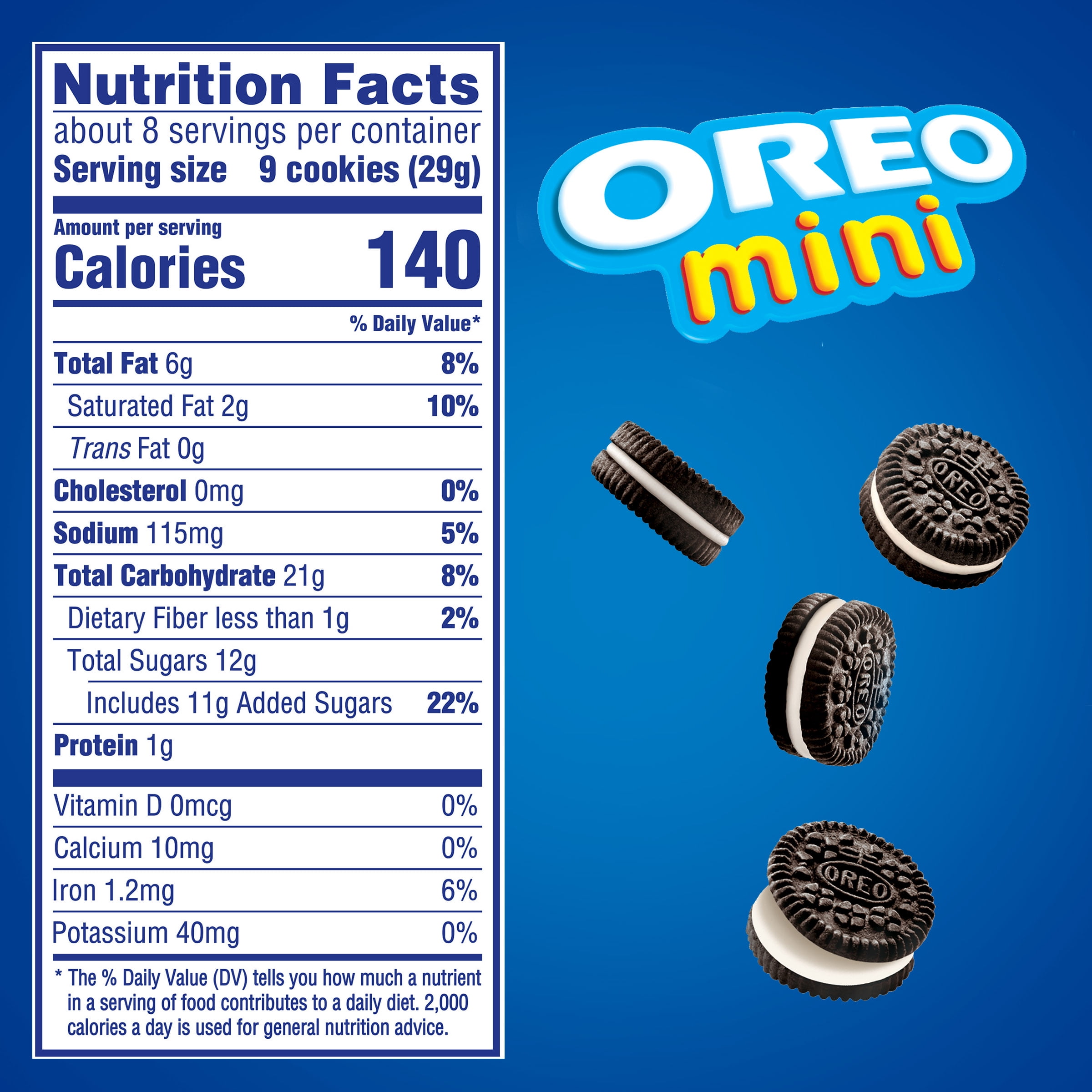 Oreo Cookies Nutrition Label Nutrition Ftempo