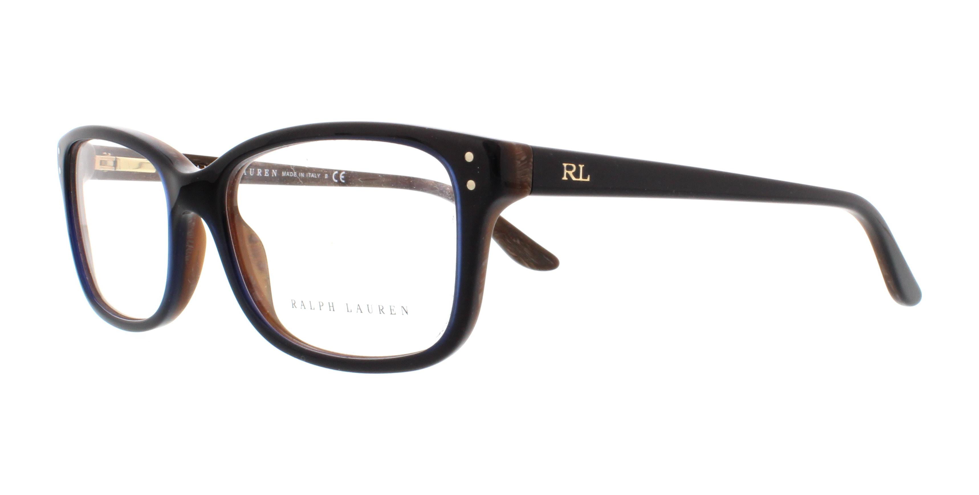 RALPH LAUREN Eyeglasses RL6062 5150 Top Blue/Horn 52MM - Walmart.com