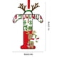 thumbnail image 2 of Set de adornos de carta navideña de 26 colgantes acrílicos con alfabeto de 8x8 cm con sombreros navideños rojos para árbol y decoración del hogar, 2 of 2