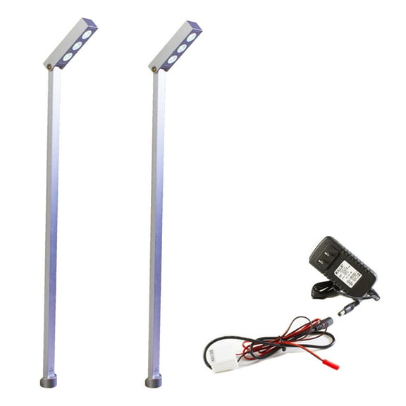 2 Showcase jewelry LED Light Pole Style FY-38 set with UL listed 12v 2A Power Supply