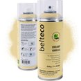 thumbnail image 1 of Creamy Vanilla Spray Paint | Water based & Odorless | Eco-Friendly & Vegan | Weather & UV-Resistant | For all Substrates | Fast Drying with High Coverage | For Indoor/Outdoor Use, 1 of 5