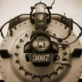thumbnail image 3 of Christensen, Jim 15x15 Black Modern Framed Museum Art Print Titled - Train V, 3 of 5