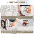 thumbnail image 5 of BZSMCE Table Lamp Creative Roses on Stripes Pattern Simple Pattern Night Light, 5 of 8