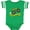 Football Green and White, variant on Inktastic Happy St. Patrick's Day monster truck with leprechaun Boys or Girls Baby Bodysuit