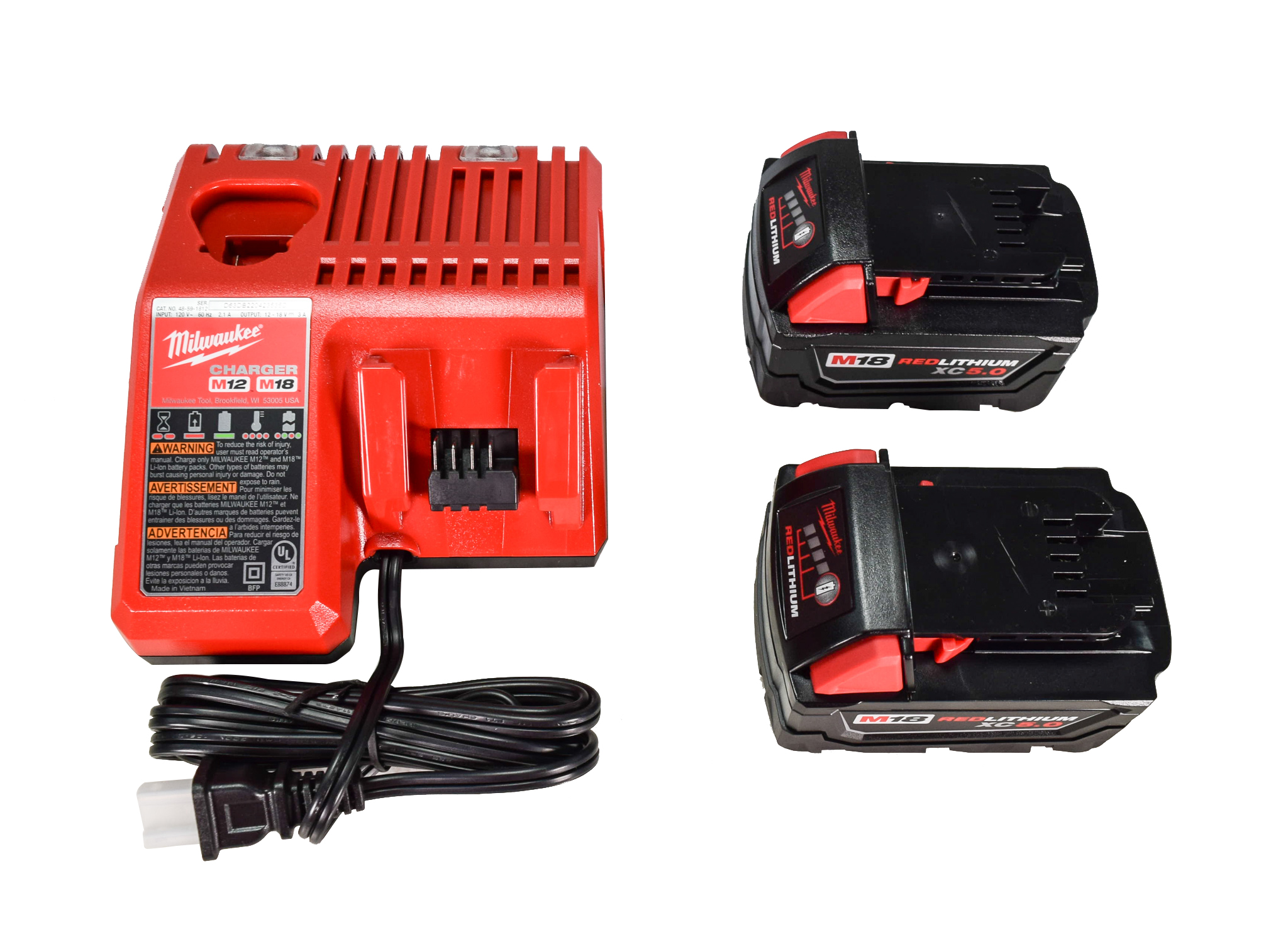 Milwaukee M18 FUEL 18 V 1/4 in. Cordless Brushless Impact Driver Kit Battery  Charger)
