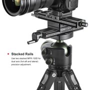 SUNWAYFOTO MFR-150D Macro Focusing Rail with screw-knob clamp