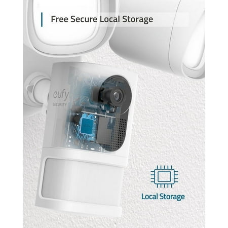 eufy - Security Floodlight Camera - White