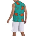 thumbnail image 2 of Sikiie Colorful Crab Basketball Jersey Reversible Men's Mesh Athletic Sports Shirts Training Practice S-4XLLarge, 2 of 6