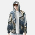 thumbnail image 2 of Balery Mountain White Dragon Men's Women's UPF 50+ Sun Protection Lightweight Hoodie Performance Long Sleeve Shirt for Fishing Running-X-Large, 2 of 7