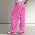 thumbnail image 3 of Men's Loose Wide Leg Pants Drawstring Waist Loose Sweatpants with Pockets, 3 of 13