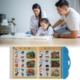 thumbnail image 1 of Electronic Sound Book, Learning Sound Book Animal Sounds Intellectual Development Hand-eye Coordination  for Learning for Children for Kids Blue, 1 of 7