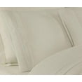 thumbnail image 2 of NC Home Fashions Embroidered ultra soft microfiber sheet set, California King, Bone White, 2 of 4