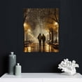 thumbnail image 4 of HENGT Designart PT8289-30-40 Couple Walking in Night Lights Landscape Photo Canvas Print, 16x20 inch, 4 of 4