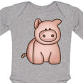 thumbnail image 4 of Inktastic pig Boys or Girls Long Sleeve Baby Bodysuit, 4 of 5