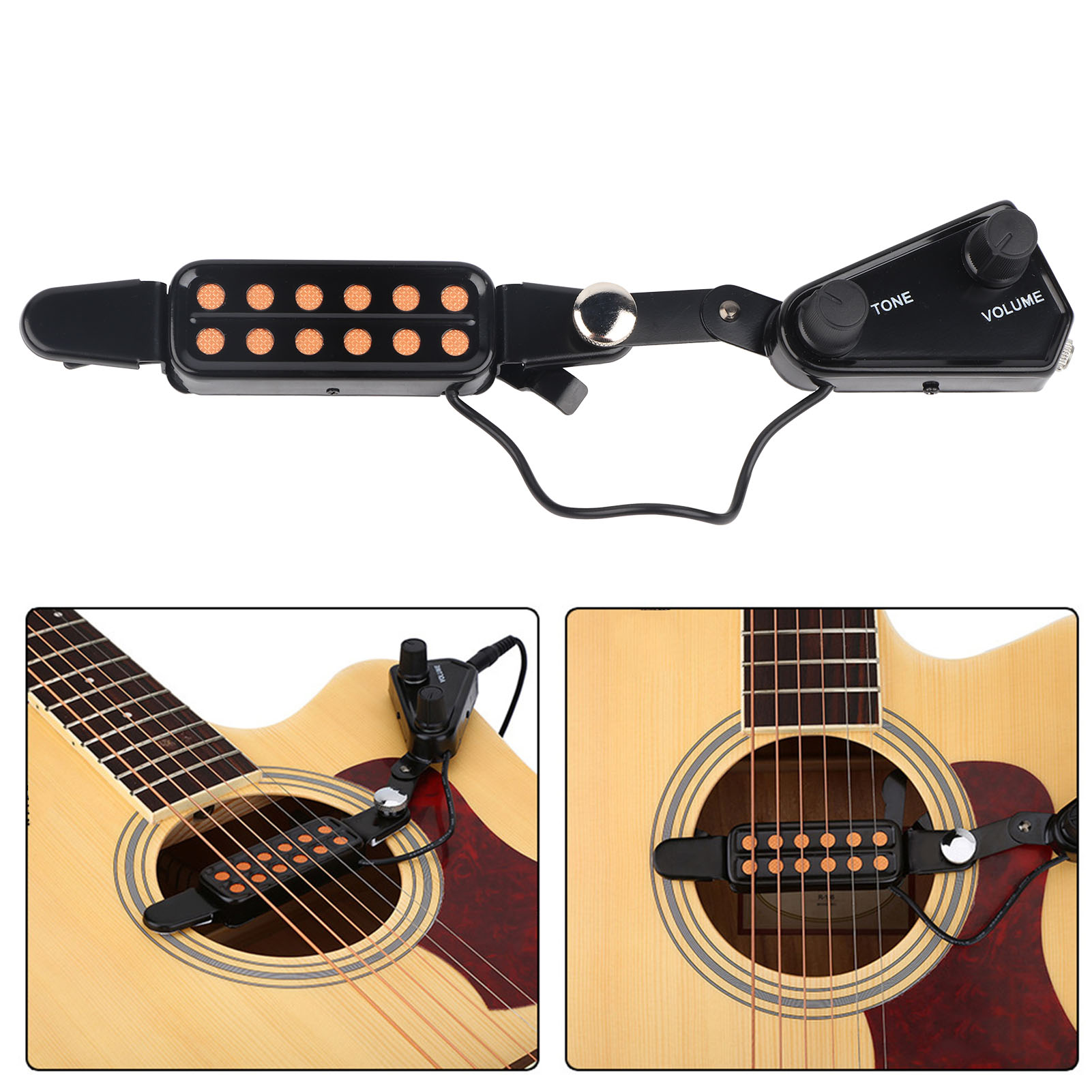 Transducteur Piézoélectrique 75cm – Pick-up Guitare Adhésif, Capteur Contact Haute Sensibilité Pour Acoustique & Réparation