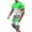 Green, variant on Miqool Mens Color Block Short Sets 2 Piece Outfits Summer Tracksuits Big and Tall Casual Short Sleeve T Shirts and Shorts Set with Drawstring & Pockets