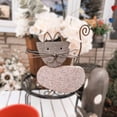 thumbnail image 2 of Happy Gardens Handcrafted River Stone Cat Garden Statue, 2 of 6