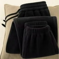 thumbnail image 5 of Unisex Fleece Sweatpants with Elastic Waistband and Adjustable Drawstring Relaxed Fit Joggers for Everyday Wear, 5 of 5