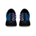 thumbnail image 4 of Louisiana Brown Pelican Bird and Magnolia Flower Shoes Sneakers Black Size 12, 4 of 7