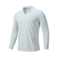 thumbnail image 7 of Riecok Lightweight Hoodies for Men Long Sleeve Hooded Pullover Tops Solid Color Casual Athletic Clothes Quick Dry, 7 of 7