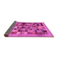 thumbnail image 2 of Ahgly Company Indoor Square Abstract Pink Contemporary Area Rugs, 6' Square, 2 of 4