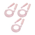 thumbnail image 1 of Cuerdas para saltar antideslizantes para adultos, 3 uds., para competición de ejercicio en interiores Rosa, 1 of 8