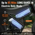 thumbnail image 4 of GT73 Pro Electric Dirt Bike, 3000W Motor, 50 MPH, 60V/36Ah Dual Batteries, 87-173 Mile Range, UL2849 Certified, Hydraulic Suspension, 25" Off-Road Dirt Tires, 4 of 10