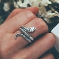 thumbnail image 5 of 1 pieza elegante anillo ajustable en forma de serpiente Retro Cobra anillo personalidad dedo decoración fiesta anillo para hombres niños (n. ° 7), 5 of 5