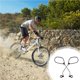 thumbnail image 5 of Sonducket 2 piezas espejo de bicicleta 22-25 mm/0,86-0,98 pulgadas fácil instalación duradero práctico tira reflectante manillar de plástico Ciclismo, 5 of 6