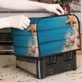 thumbnail image 7 of Honeii Shells and Starfish Print 4 slice Toaster Cover, Two Slice Toaster Dust-proof Cover For Kitchen Small Appliance and Fingerprint Protection, 7 of 7