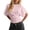 Pink, variant on Shirts for Womens Crewneck Cinched Waist Batwing Wide Short Sleeve Workout Tops Solid Color Slim Fitted Basic Tees Y2K Summer Clothes by Yigetop Black L