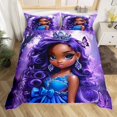 thumbnail image 2 of Erosebridal Housse de Couette Princesse 3D pour Tout-Petit, Literie Papillon Mystique Format Tout-Petit, Décor Dessin Animé de Rêve, Réversible 2 Pcs (Sans Couette), 2 of 7