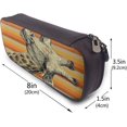thumbnail image 3 of Trousse à Crayons Style Croquis Portrait d'Une Girafe Grande Capacité, 3 of 4