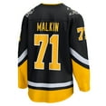 thumbnail image 2 of Maillot de Réserve Noir pour Hommes Pittsburgh Penguins avec Yevgeni Malkin Fanatics design, 2 of 3