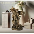 thumbnail image 5 of 7.48 Inch San Miguel Archangel Statue - St Michael The Archangel Defeating The Devil in Premium Bronze Statue, The Great Protector Statue, Suitable for Collection or Decor, 5 of 10