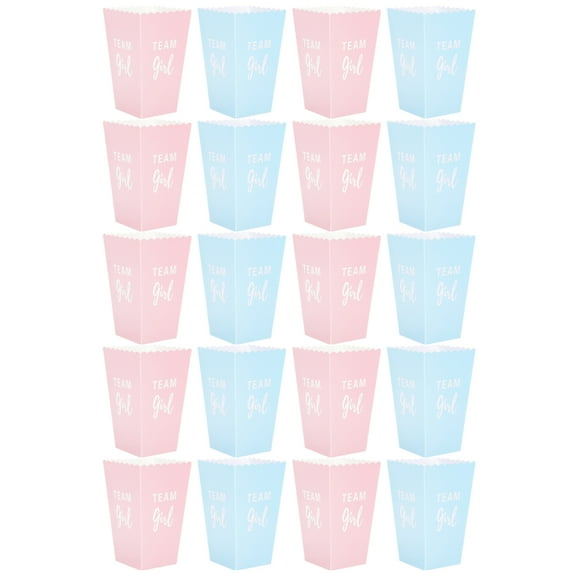 Worgeous Pcs Gender Reveal Party Supplies Candy Popcorn Box Baby 11.5x7x5cm
