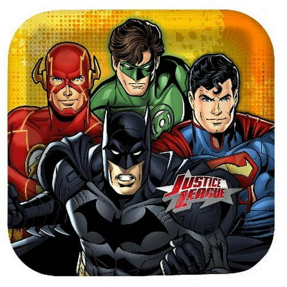 Justice League Rescue Large Paper Plates (8ct)