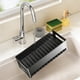thumbnail image 5 of Soporte para esponja de fregadero | Dispensador de jabón, acero inoxidable, montaje en pared, esponjas para platos, accesorios de cocina, cocina moderna, almacenamiento de baño, organización, 5 of 8