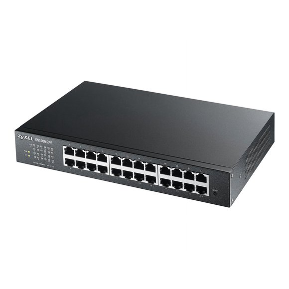 Zyxel GS1900-24E - Switch - smart - 24 x 10/100/1000 - desktop, rack-mountable, wall-mountable