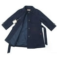 thumbnail image 3 of ToTo Heros Kids Unisex Navy Cotton Trench Coat, 3 of 9