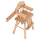 thumbnail image 3 of Silla alta para casa de muñecas, comedor para bebés en casa de muñecas 1:12 Silla de comedor para bebés en casa de muñecas Silla alta en miniatura para casa de muñecas Diseño de última generación, 3 of 8