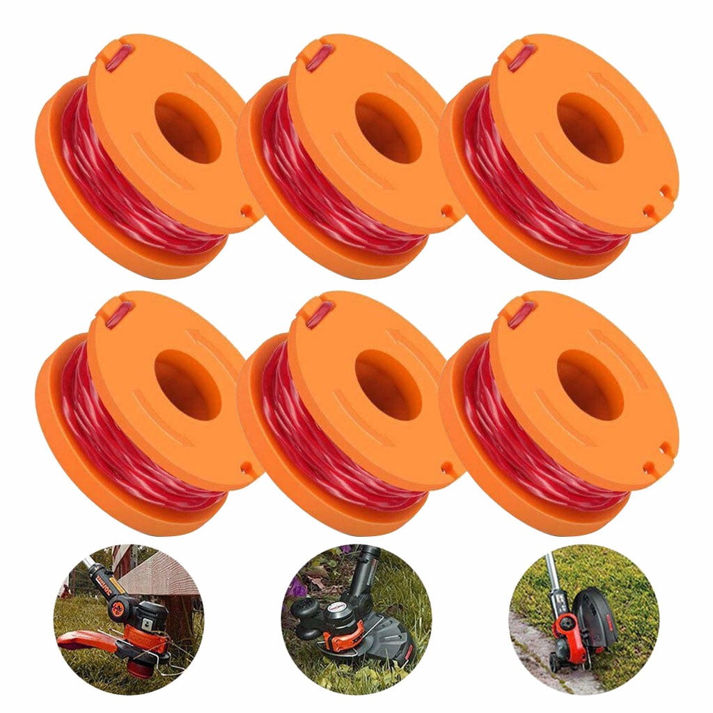 Replacement Spool Line For WORX WA0010 Grass Trimmer/Edger,10ft 4Pack+2 Spools 