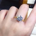 thumbnail image 2 of 2Ct Lab Created Diamond Round Cut Solitaire Ring 14K Yellow Gold Plated, 2 of 3